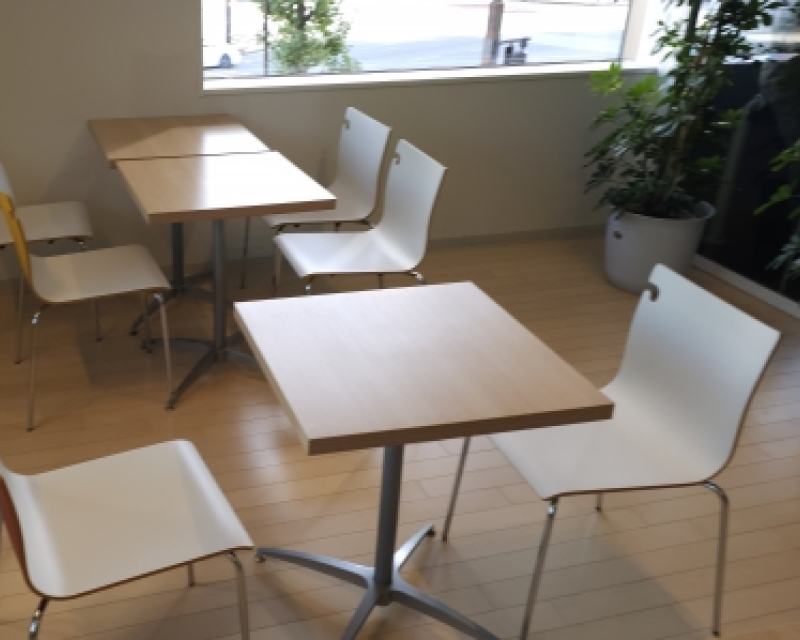 作業の合間に利用できる休憩室